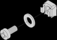 Befestigungssatz 21100435 (VE8)