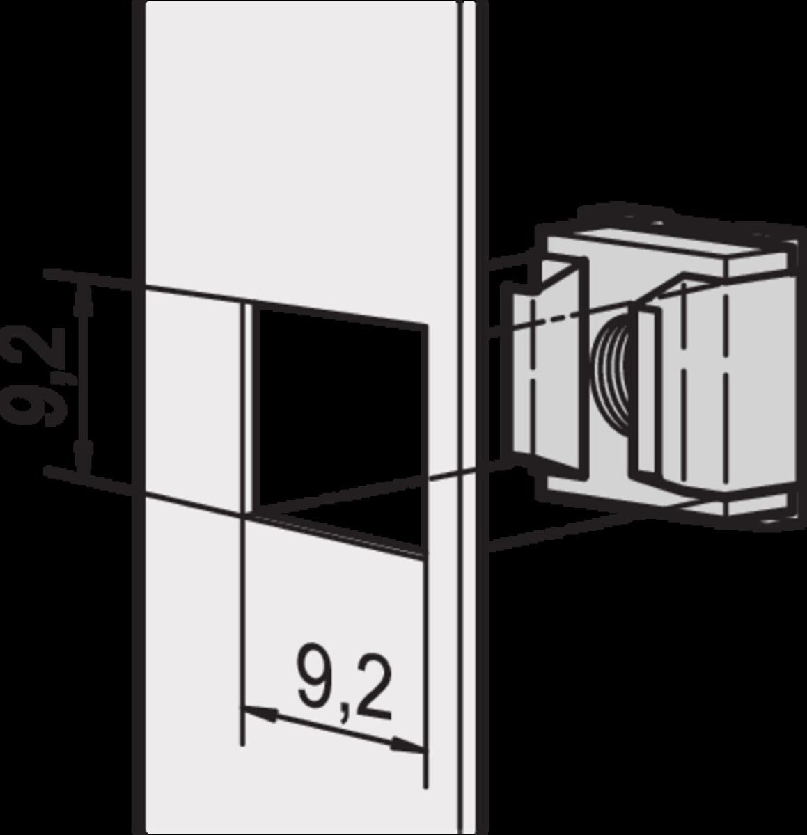 Käfigmutter 21100001 (VE50)