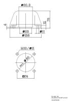 Wandflansch/Standfuß 1014050300