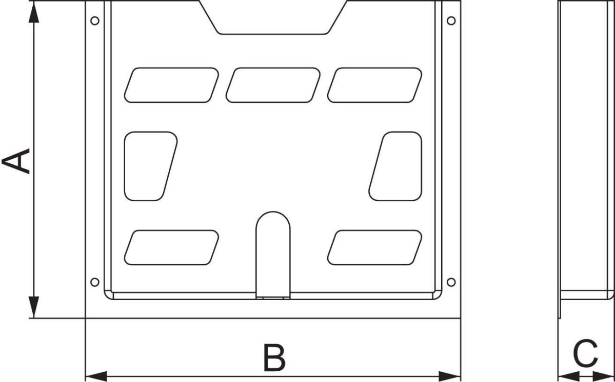 Plantasche Plastik A4 NSYDPA4