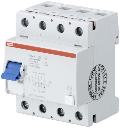 FI-Schutzschalter F204A-125/0,1L
