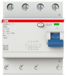 FI-Schutzschalter FX204 A-25/0.03