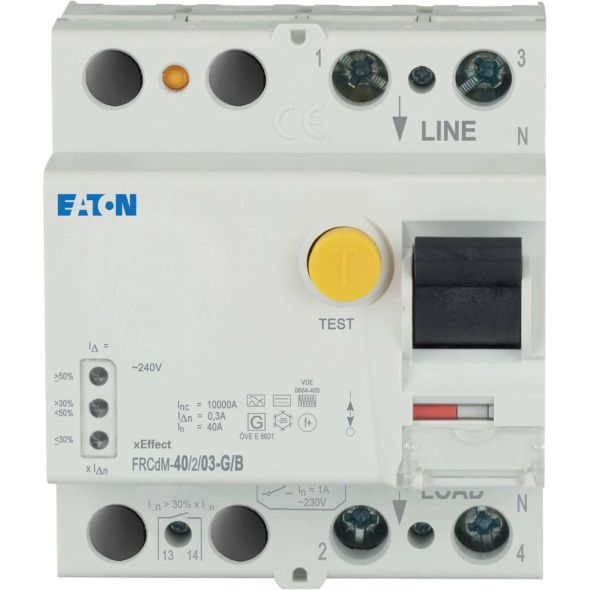 Digitaler FI-Schalter FRCdM-40/2/03-G/B