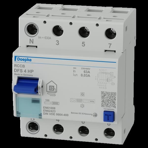 FI-Schutzschalter DFS4 063-4/0,03-HP