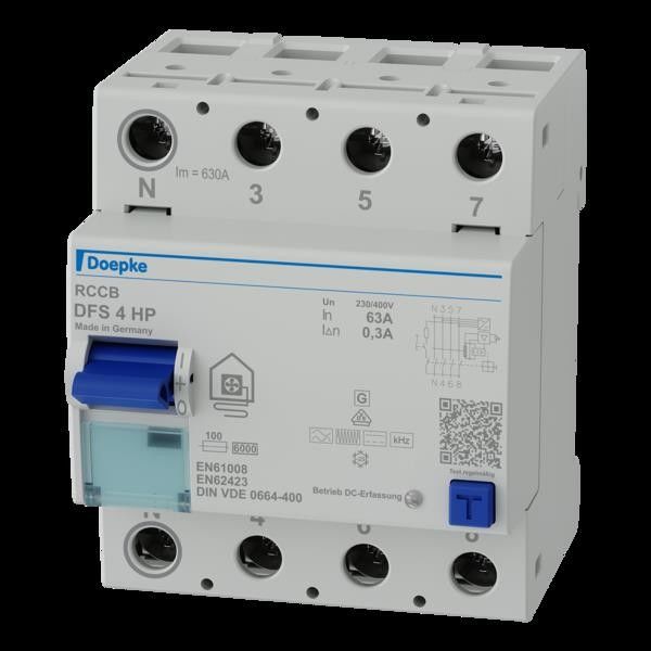 FI-Schutzschalter DFS4 063-4/0,30-HP