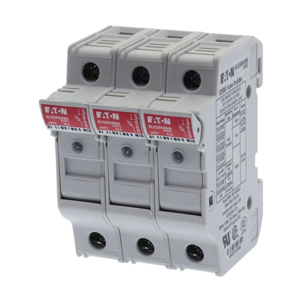 Sicherungshalter Niedersp. 3P 10X38MF#CHM3DIU