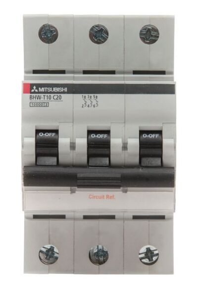 Sicherungsautomat BHW-T10 3P Type C 5A