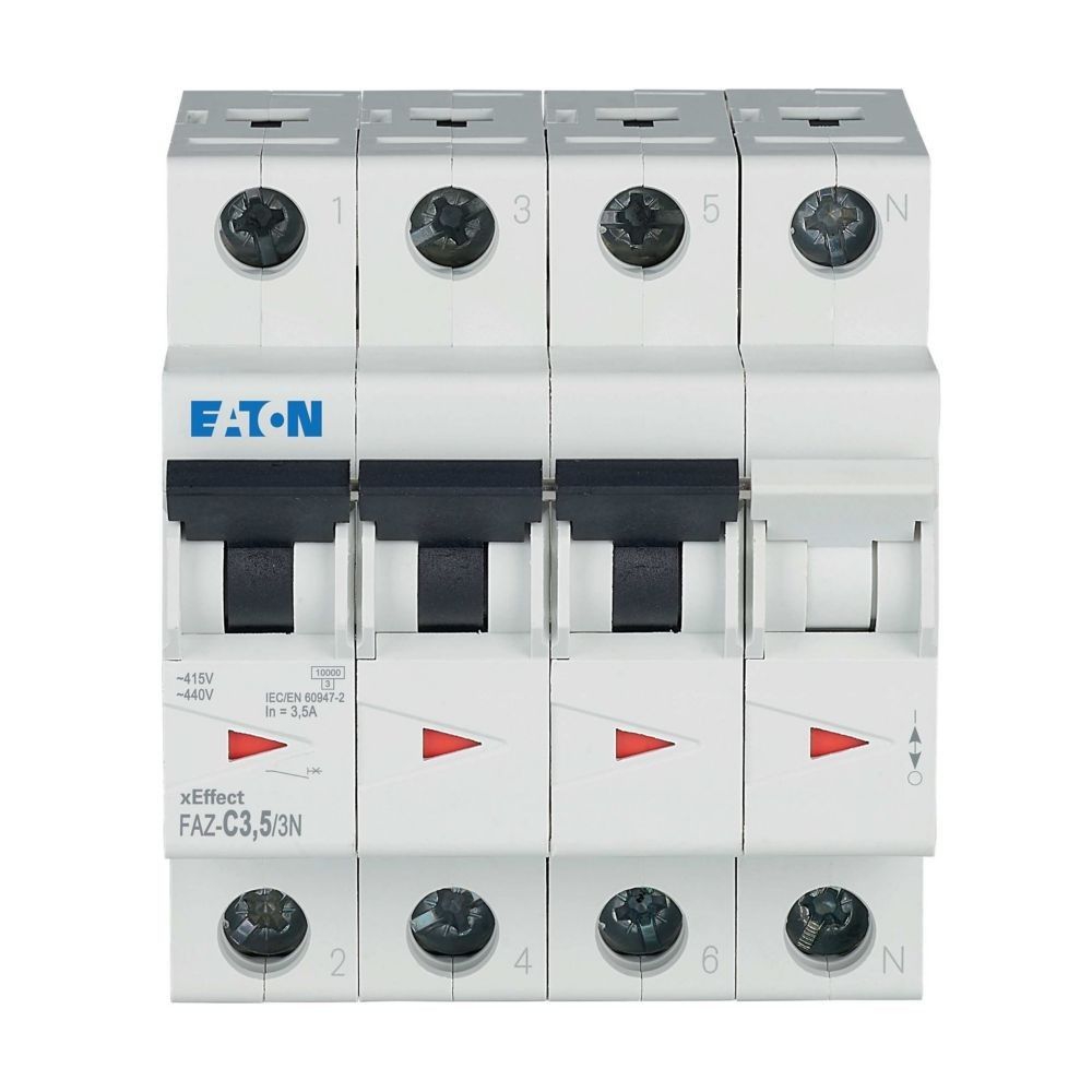 Leitungsschutzschalter 3p. FAZ-C3,5/3N