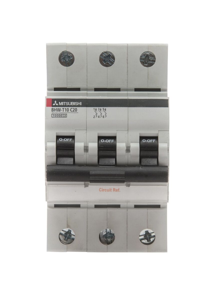 Sicherungsautomat BHW-T10 3P Type C 1A