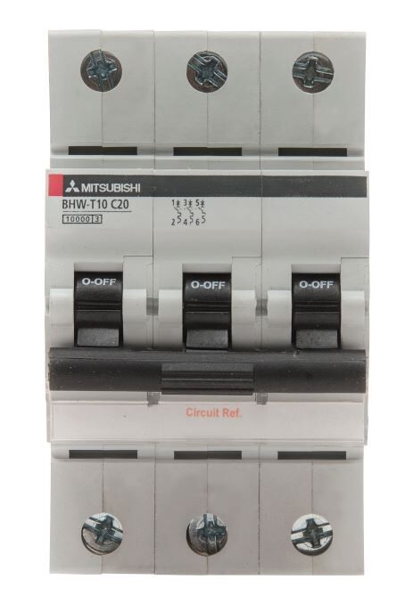 Sicherungsautomat BHW-T10 3P Type D 6A