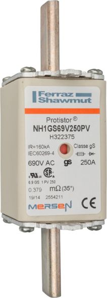 Sicherungseinsatz NH gS NH1GS69V250PV