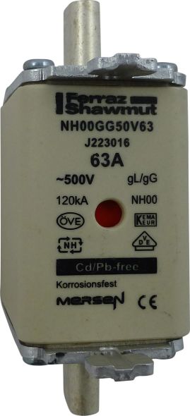 Sicherungseinsatz NH Sond. NH00GG50V50