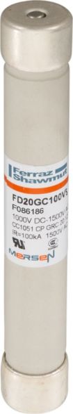 Sicherungseinsatz zylindr. FD20GC100V50T