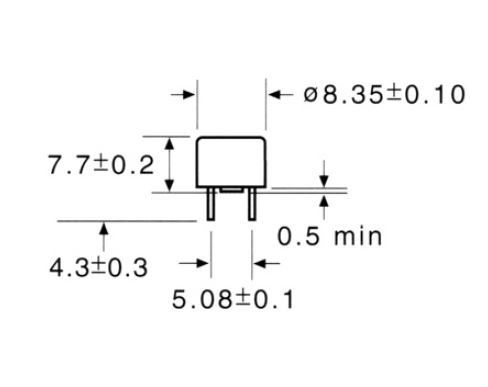 Kleinstsicherung 8,35x7,7 62846