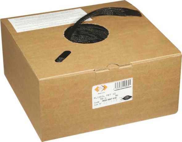 Flechtschlauch Pliosil PET 8 sw