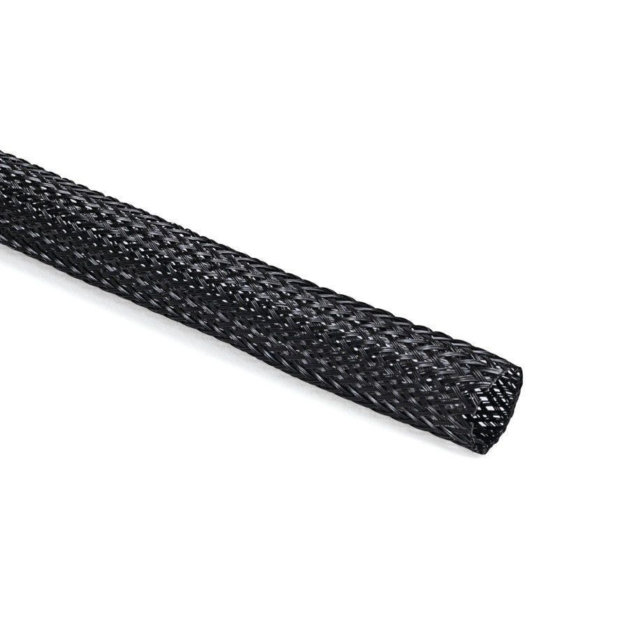Polyester Geflechtschlauch HEGPL30-PET-BK (50)