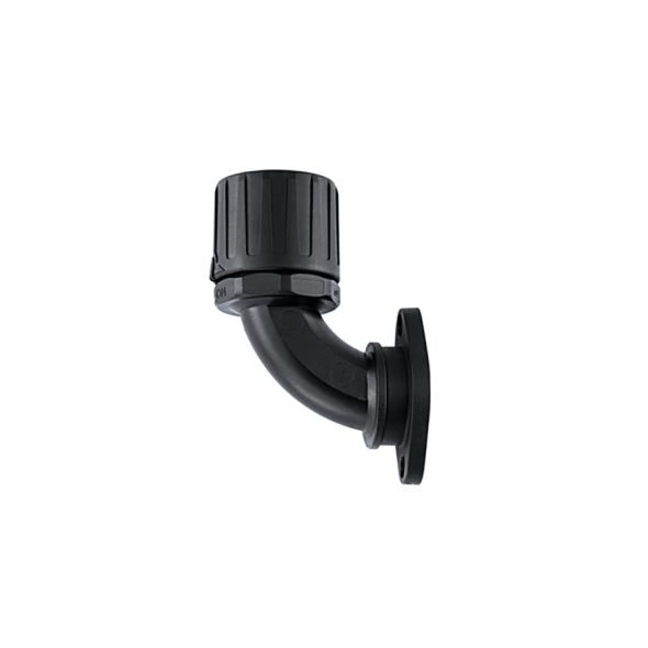 Flansch-Kunststoffverschr. HG2190FLPA66BK(10)
