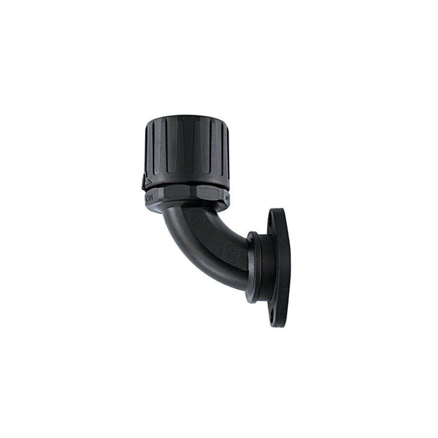 Flansch-Kunststoffverschr. HG2190FLPA66BK(10)