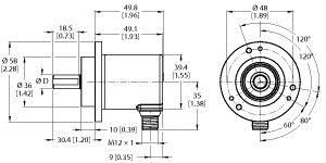 Absoluter Drehgeber REM-116T6 #100012472