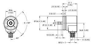 Inkrementaler Drehgeber REI04Q6S2H2048H1181