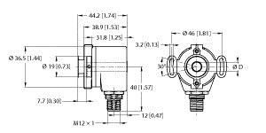 Inkrementaler Drehgeber REI05I8E4A2500H1181