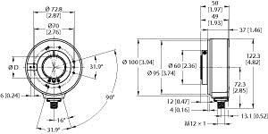 Inkrementaler Drehgeber REI43H40S2B4096H1181