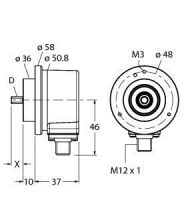 Inkrementaler Drehgeber RI10S10C2B2048H1181