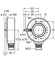 Inkrementaler Drehgeber RI42H25S42B204812M23