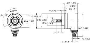 Absoluter Drehgeber REM-103S6 #100011383