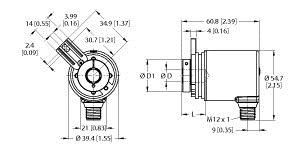 Absoluter Drehgeber REM102B10T9D38BH1151