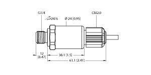 Drucktransmitter PT10R2004I2CM2.0/O