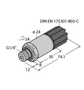 Drucktransmitter PT16R-2004-I2-DC91