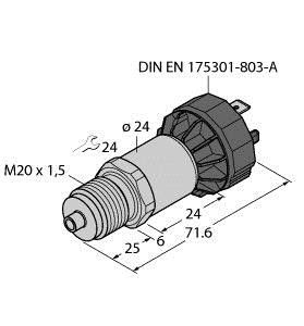 Drucktransmitter PT2.5R1020I2DA91/X