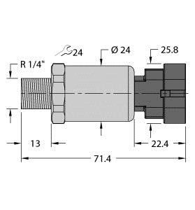 Drucktransmitter PT600R2110I2AMPS1.5