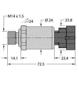 Drucktransmitter PT600R2119I2AMPS1.5