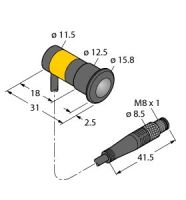Einweglichtschranke SB12E1Q3