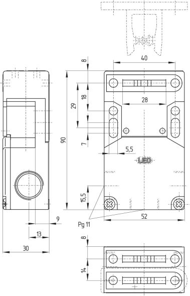 Sicherheitsschalter AZ 16-12ZIB1-M16