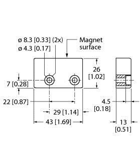 Codierter Magnet SI-MAG2MM