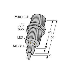 Induktiver Sensor BI15UEM30W#100000633