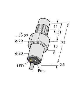 Sensor BC5S185AP4X0.2RS4T