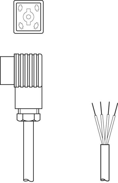 Anschlussleitung BK7 KB-092-12000- 4