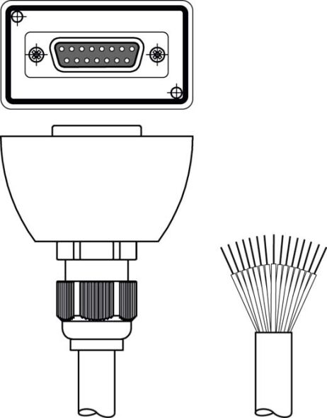 Anschlussleitung CB-D15E-50000S-11GF