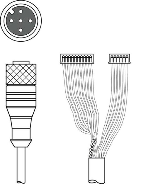 Anschlussleitung KB JST-M12A-5P-3000
