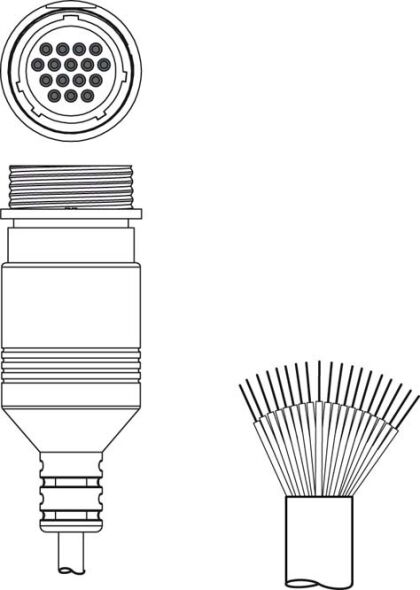 Anschlussleitung KD S-M30-16A-V1-150