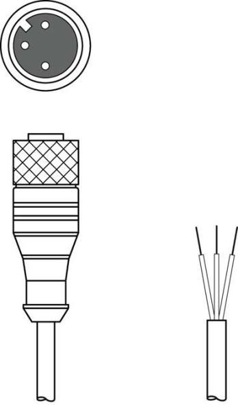 Anschlussleitung KD U-M12-3A-P1-020