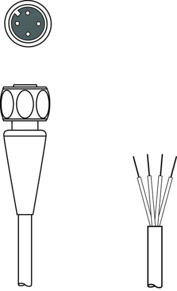 Anschlussleitung KD U-M12-4A#50148351