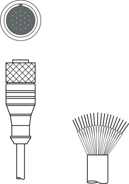 Anschlussleitung KD U-M23-JA-P1-100