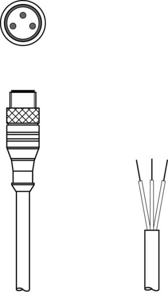 Anschlussleitung KS U-M8-3A-P1-050