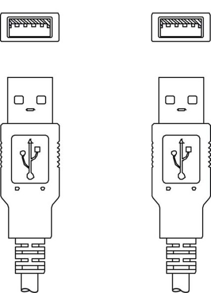 Verbindungsleitung KB USB A - USB A