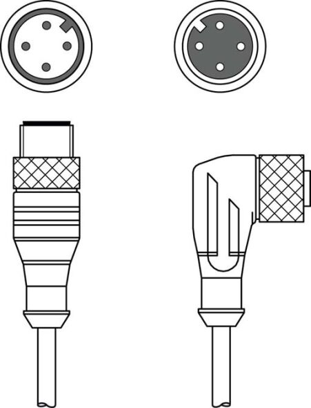 Verbindungsleitung KDS U-M12-4#50130944